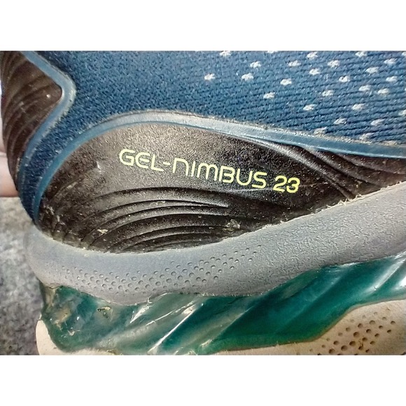 ASICS Gel-Nimbus 23 Mens Running Shoes Grey Blue 1011B004 Size 11.5 main image 7